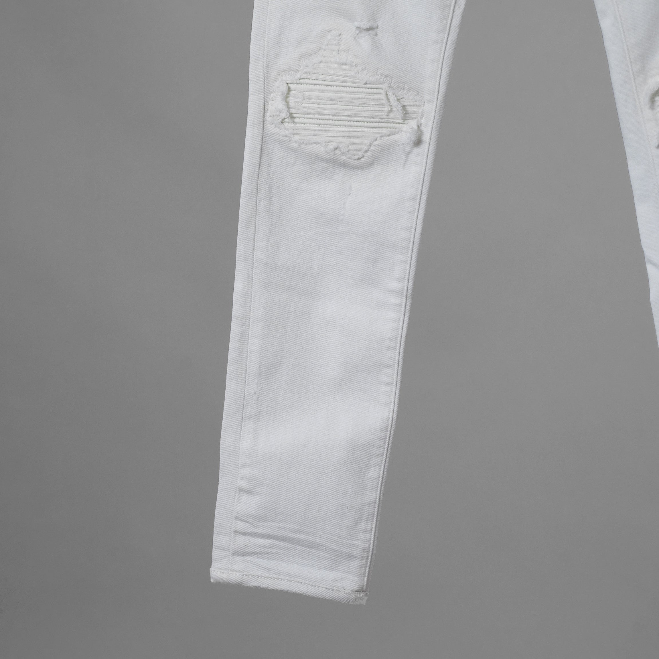 AMIRI アミリ / MX1 クラッシュ リペア加工 スキニー デニム パンツ / size 30 (WHITE) 352098-in-ue