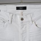 AMIRI アミリ / MX1 クラッシュ リペア加工 スキニー デニム パンツ / size 30 (WHITE) 352098-in-ue