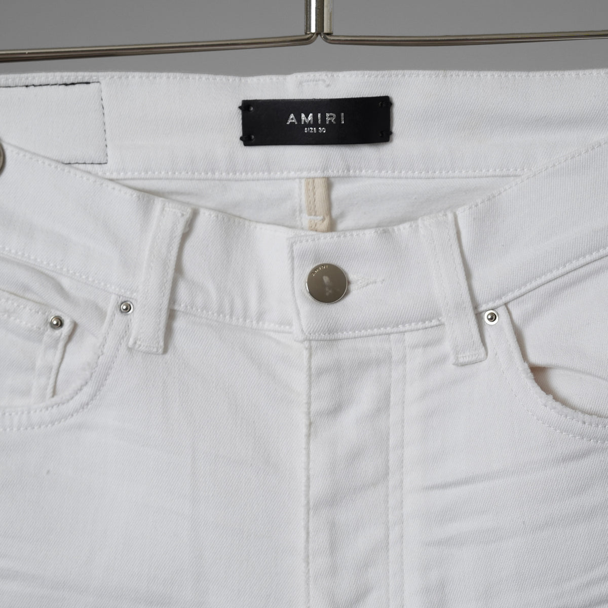 AMIRI アミリ / MX1 クラッシュ リペア加工 スキニー デニム パンツ / size 30 (WHITE) 352098-in-ue
