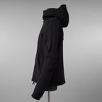 LEON EMANUEL BLANCK レオンエマニュエルブランク / 美品 23AW Distortion Zipped Hoody / コットン フリース パーカー / DIS-M-HOZ-01 / size 46 (BLACK)