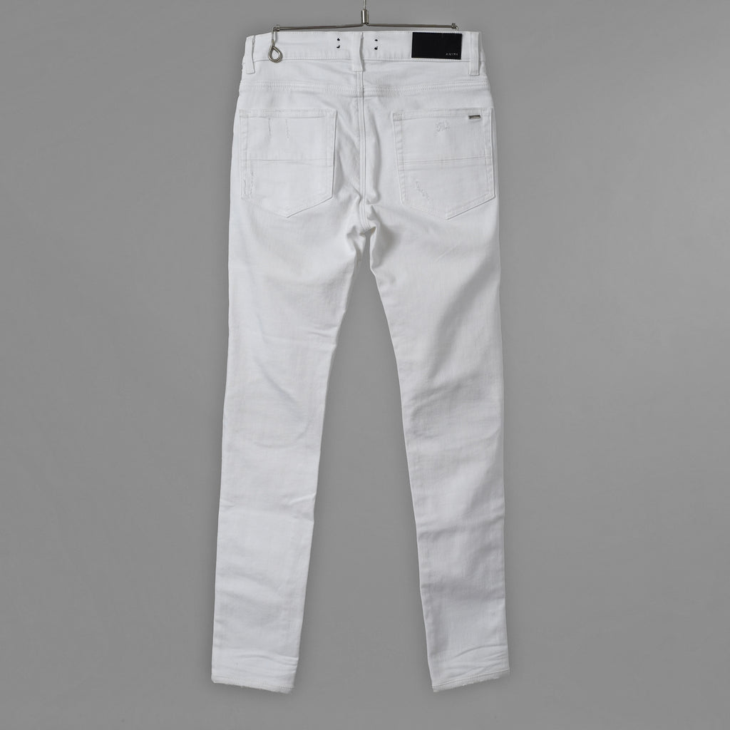 AMIRI アミリ / MX1 クラッシュ リペア加工 スキニー デニム パンツ / size 30 (WHITE) 352098-in-ue