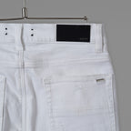 AMIRI アミリ / MX1 クラッシュ リペア加工 スキニー デニム パンツ / size 30 (WHITE) 352098-in-ue