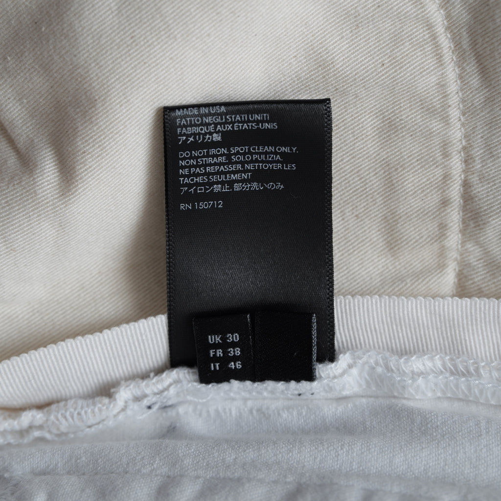 AMIRI アミリ / MX1 クラッシュ リペア加工 スキニー デニム パンツ / size 30 (WHITE) 352098-in-ue