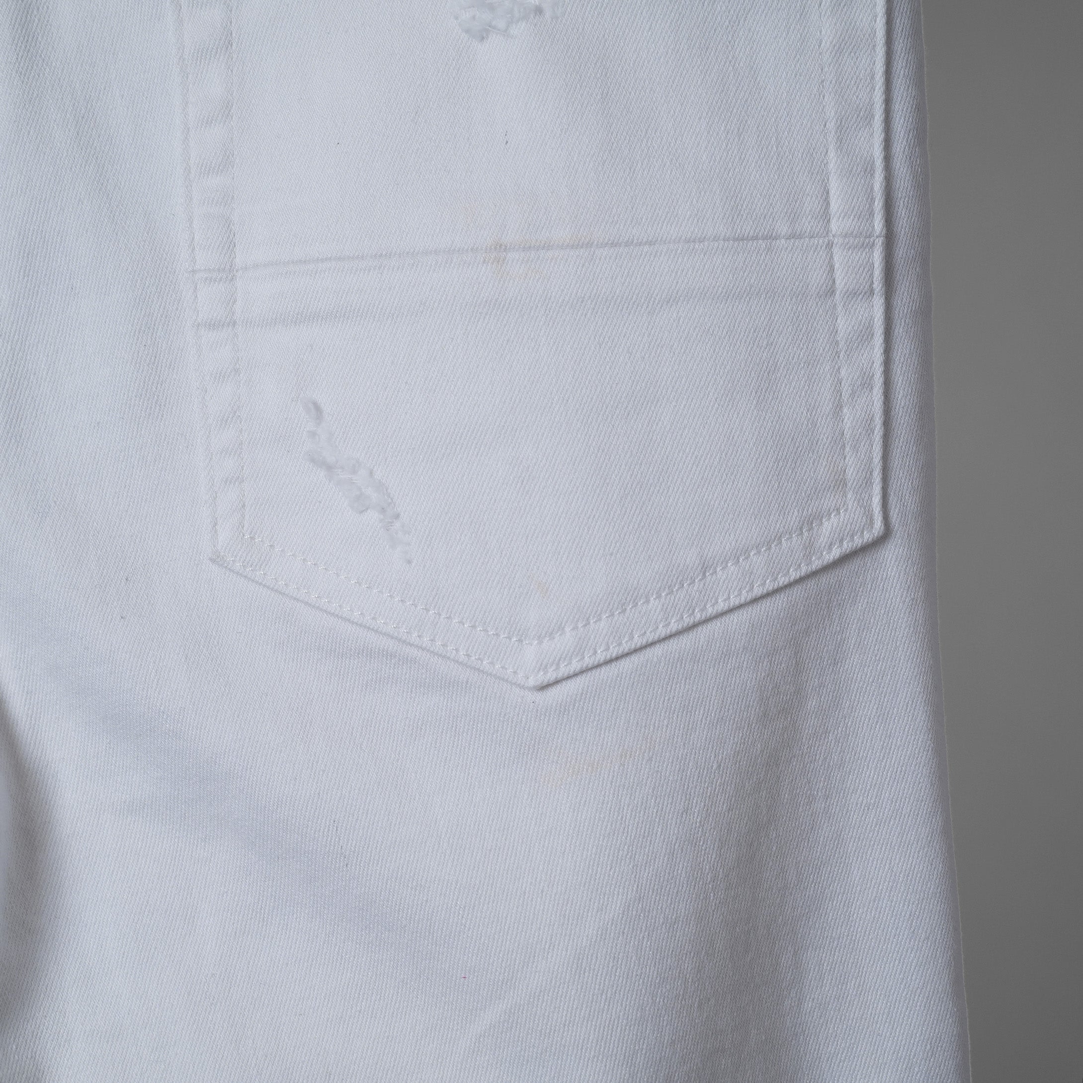 AMIRI アミリ / MX1 クラッシュ リペア加工 スキニー デニム パンツ / size 30 (WHITE) 352098-in-ue