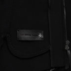 LEON EMANUEL BLANCK レオンエマニュエルブランク / 美品 23AW Distortion Zipped Hoody / コットン フリース パーカー / DIS-M-HOZ-01 / size 46 (BLACK)