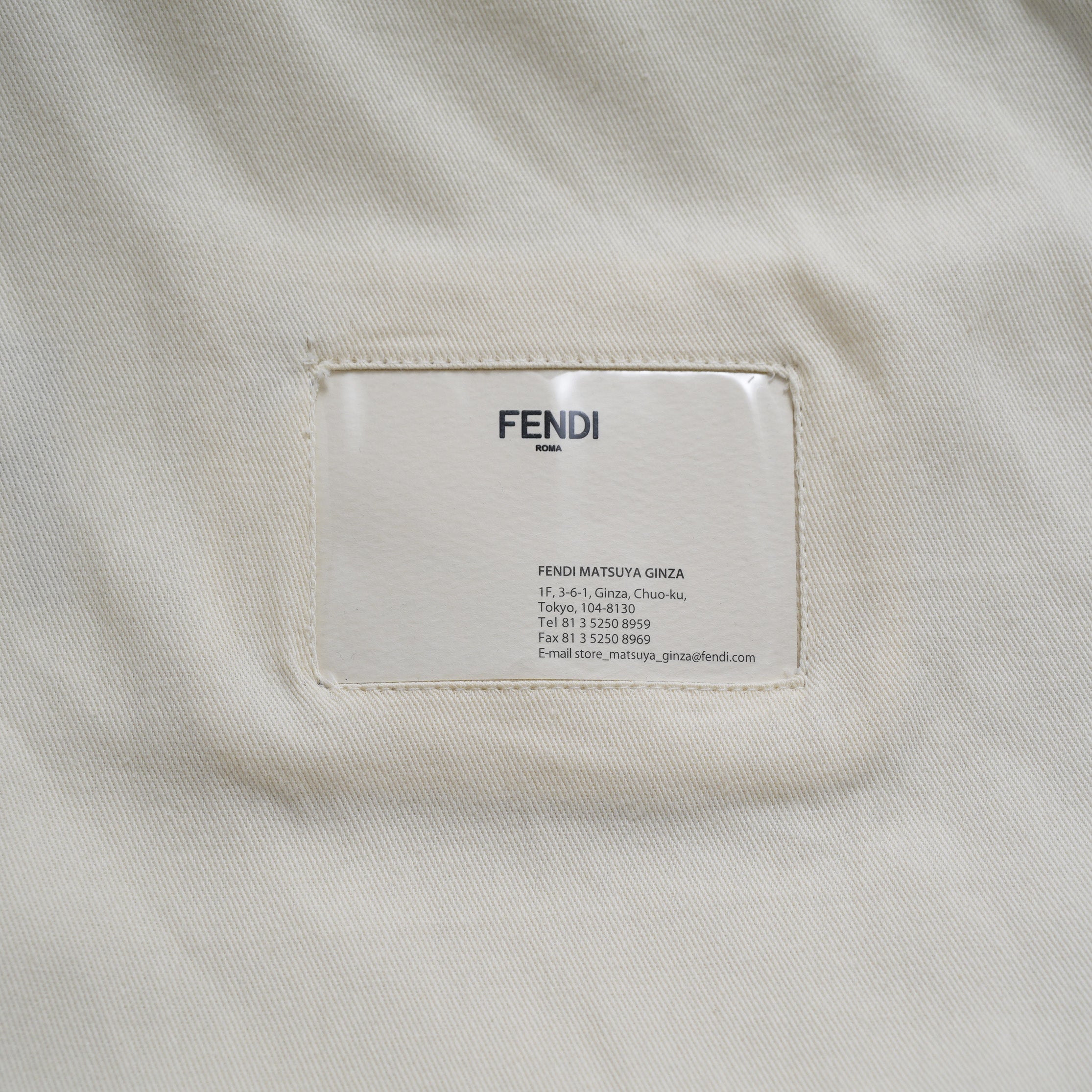FENDACE フェンダーチェ FENDI x VERSACE コラボ / 美品 22SS セーフティピン ニットミニドレス / ワンピース / FZD952 AJTM / size 42 (IVORY）