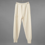 FENDI フェンディ / 美品 21AW カシミア FFエンボス フーディ ニットパンツ / FZR763 ALAK / size 40 (IVORY) レディース 352075-izm