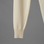 FENDI フェンディ / 美品 21AW カシミア FFエンボス フーディ ニットパンツ / FZR763 ALAK / size 40 (IVORY) レディース 352075-izm