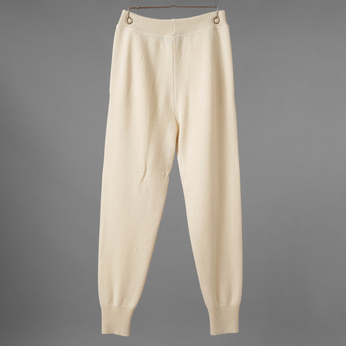 FENDI フェンディ / 美品 21AW カシミア FFエンボス フーディ ニットパンツ / FZR763 ALAK / size 40 (IVORY) レディース 352075-izm