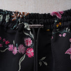 Christian Dior クリスチャンディオール / 美品 23SS ランウェイ look64 / 花柄刺繍 ブラックフローラル イージー / ショート パンツ / 327P16A2700 / size 40 (BLACK) レディース