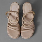 FENDI フェンディ / 美品 22SS バゲット メタルヒール レザーサンダル シューズ / size 36 (22.5cm) BEIGE レディース 352104-izm