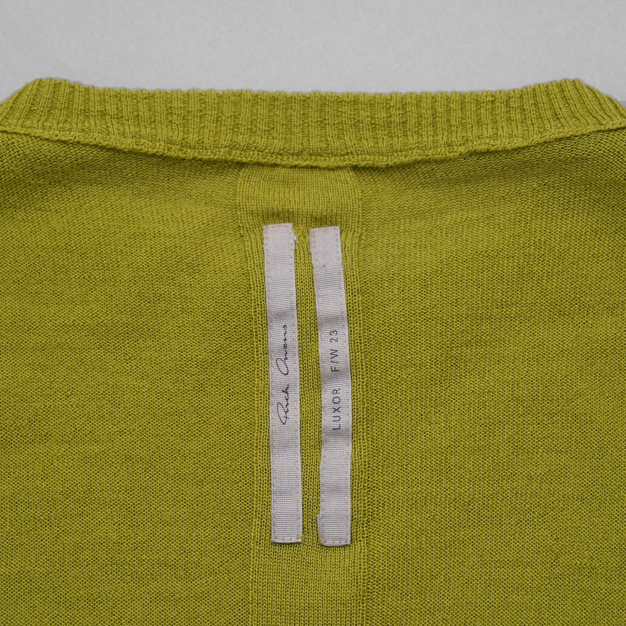 Rick Owens リックオウエンス / 美品 23AW LUXOR / BIKER LEVEL SWEATER / ウール ニット / RU02C7622-M / size M (ACID)