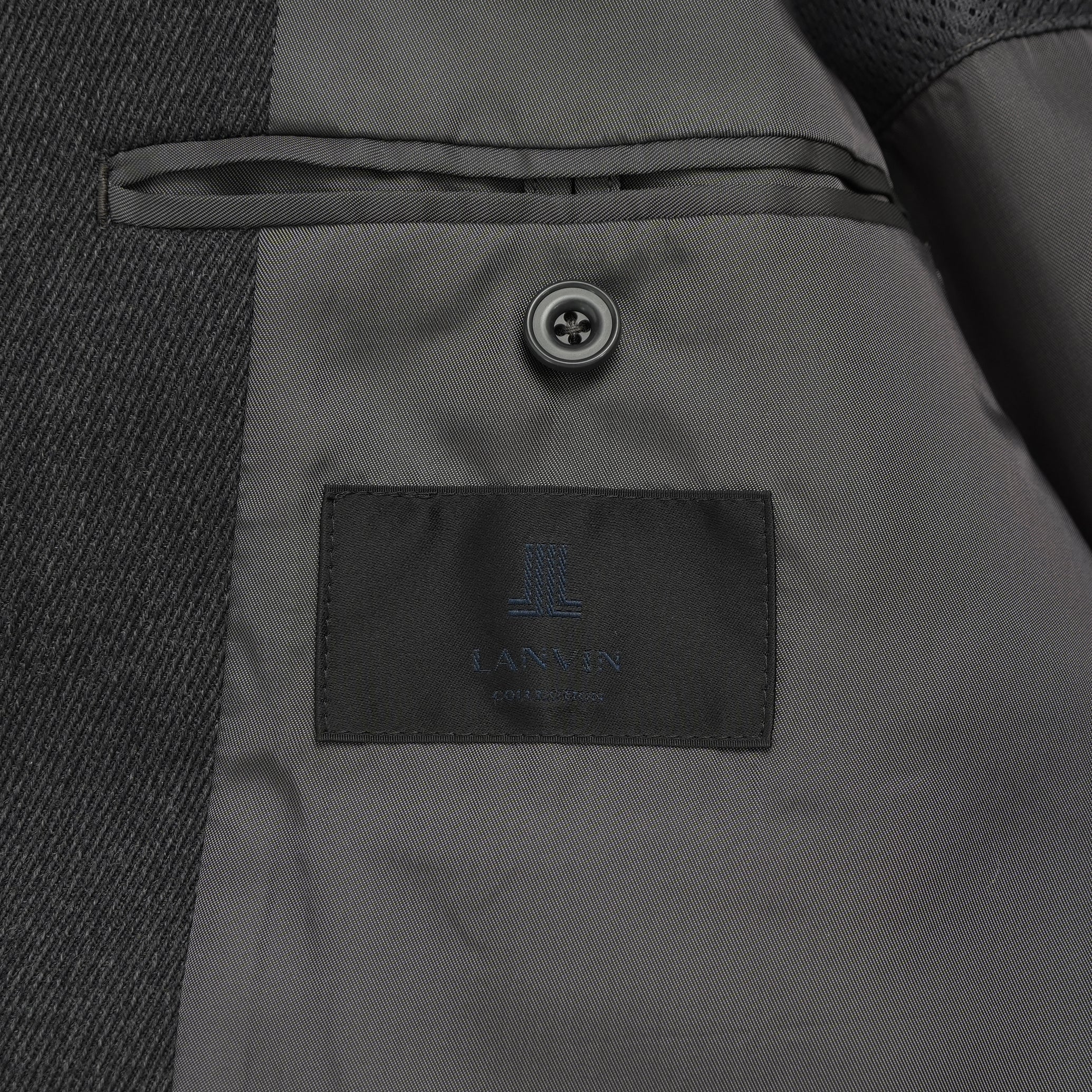 LANVIN collection ランバンコレクション / 美品 23AW 祐真 朋樹 / WOOL CALZE ”CAPA” JACKET ジャケット / LA-6M-73114 / size 48 (CHARCORL GRAY)