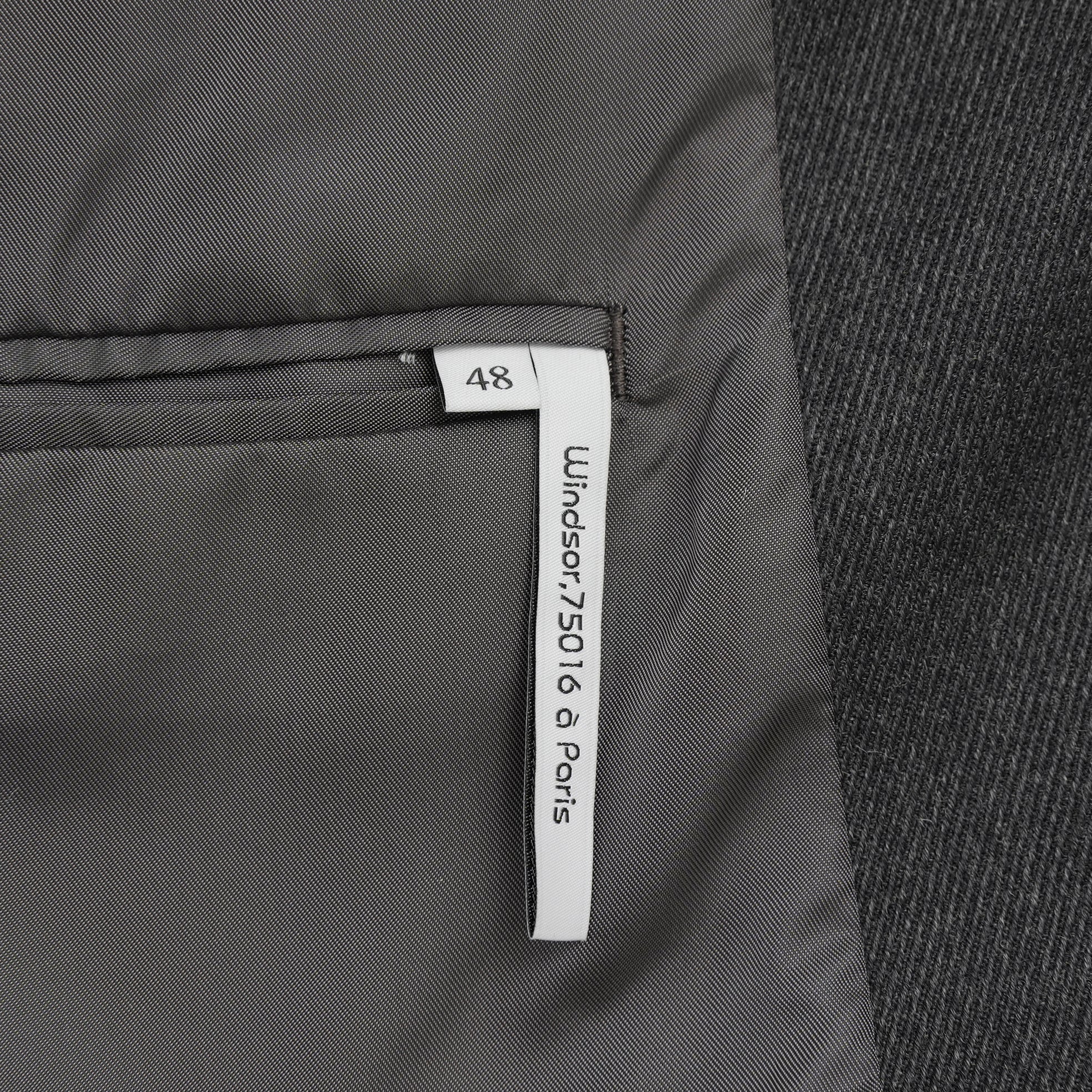 LANVIN collection ランバンコレクション / 美品 23AW 祐真 朋樹 / WOOL CALZE ”CAPA” JACKET ジャケット / LA-6M-73114 / size 48 (CHARCORL GRAY)