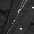 LANVIN collection ランバンコレクション / 美品 23AW 祐真 朋樹 / WOOL CALZE ”CAPA” JACKET ジャケット / LA-6M-73114 / size 48 (CHARCORL GRAY)