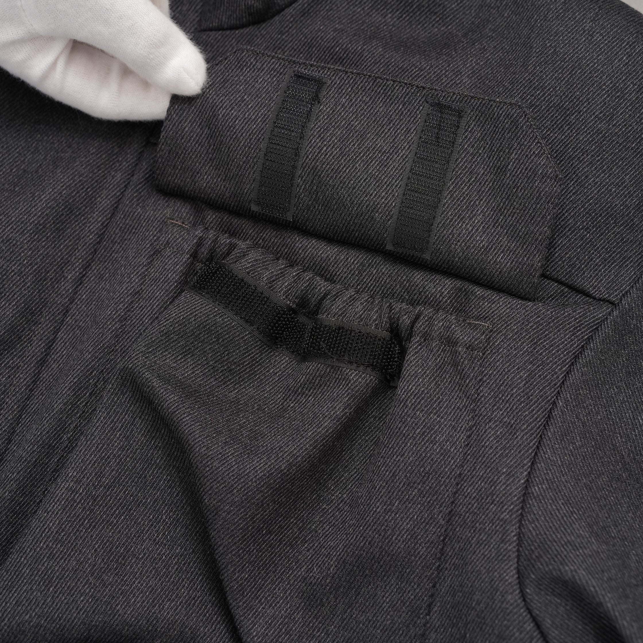 LANVIN collection ランバンコレクション / 美品 23AW 祐真 朋樹 / WOOL CALZE ”CAPA” JACKET ジャケット / LA-6M-73114 / size 48 (CHARCORL GRAY)
