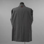 RAF SIMONS ラフシモンズ / 美品 23SS ノースリーブ テーラードジャケット ベスト / 231-516 / size S (GRAY)