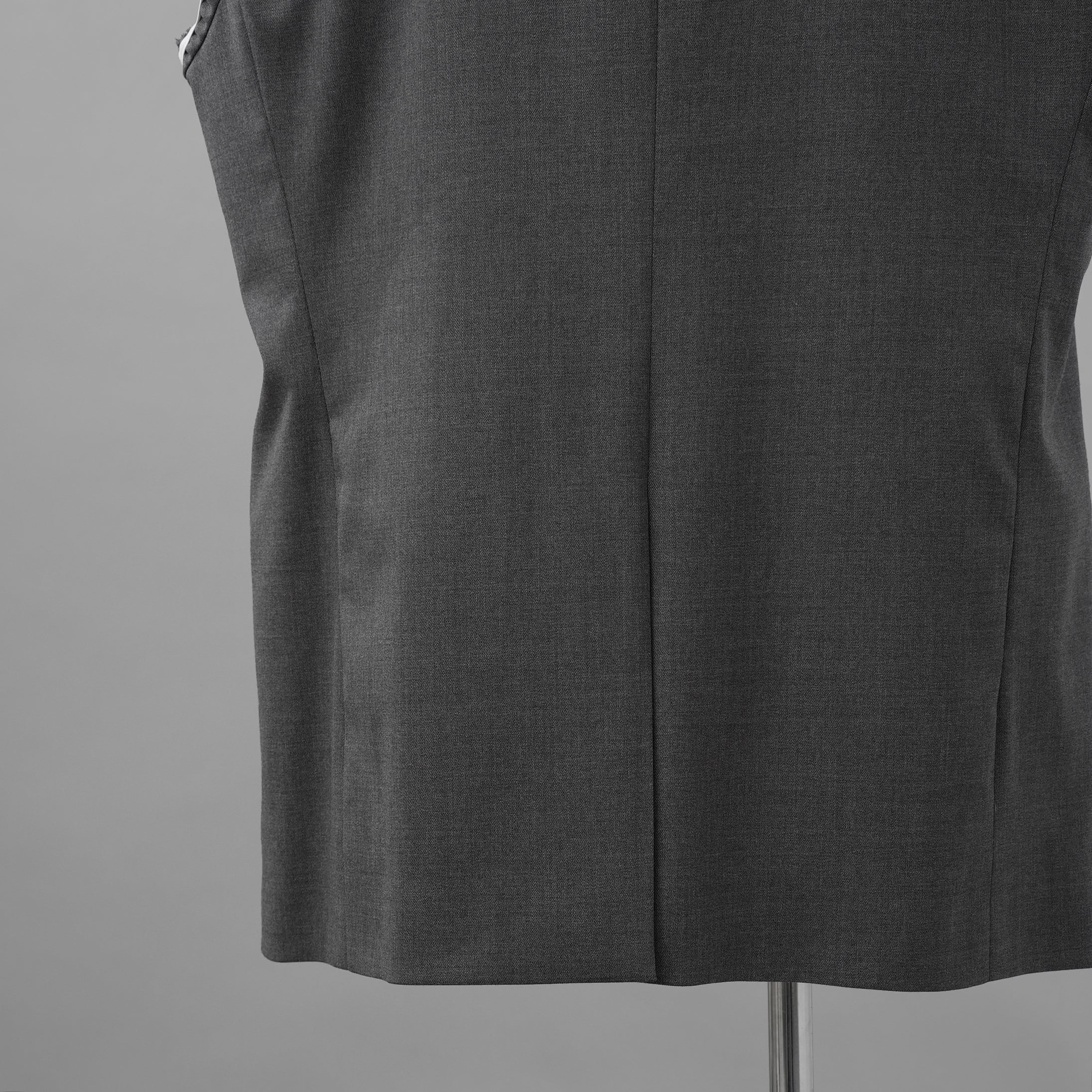 RAF SIMONS ラフシモンズ / 美品 23SS ノースリーブ テーラードジャケット ベスト / 231-516 / size S (GRAY)