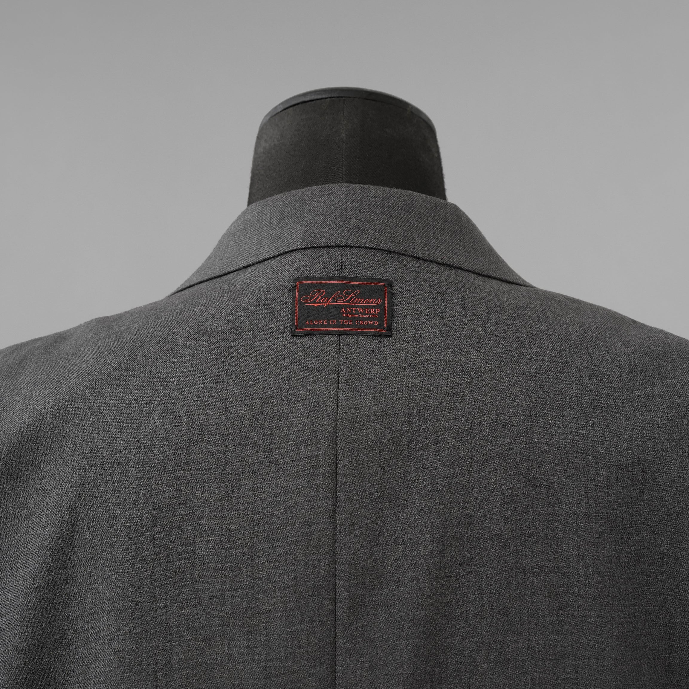 RAF SIMONS ラフシモンズ / 美品 23SS ノースリーブ テーラードジャケット ベスト / 231-516 / size S (GRAY)