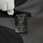 RAF SIMONS ラフシモンズ / 美品 23SS ノースリーブ テーラードジャケット ベスト / 231-516 / size S (GRAY)