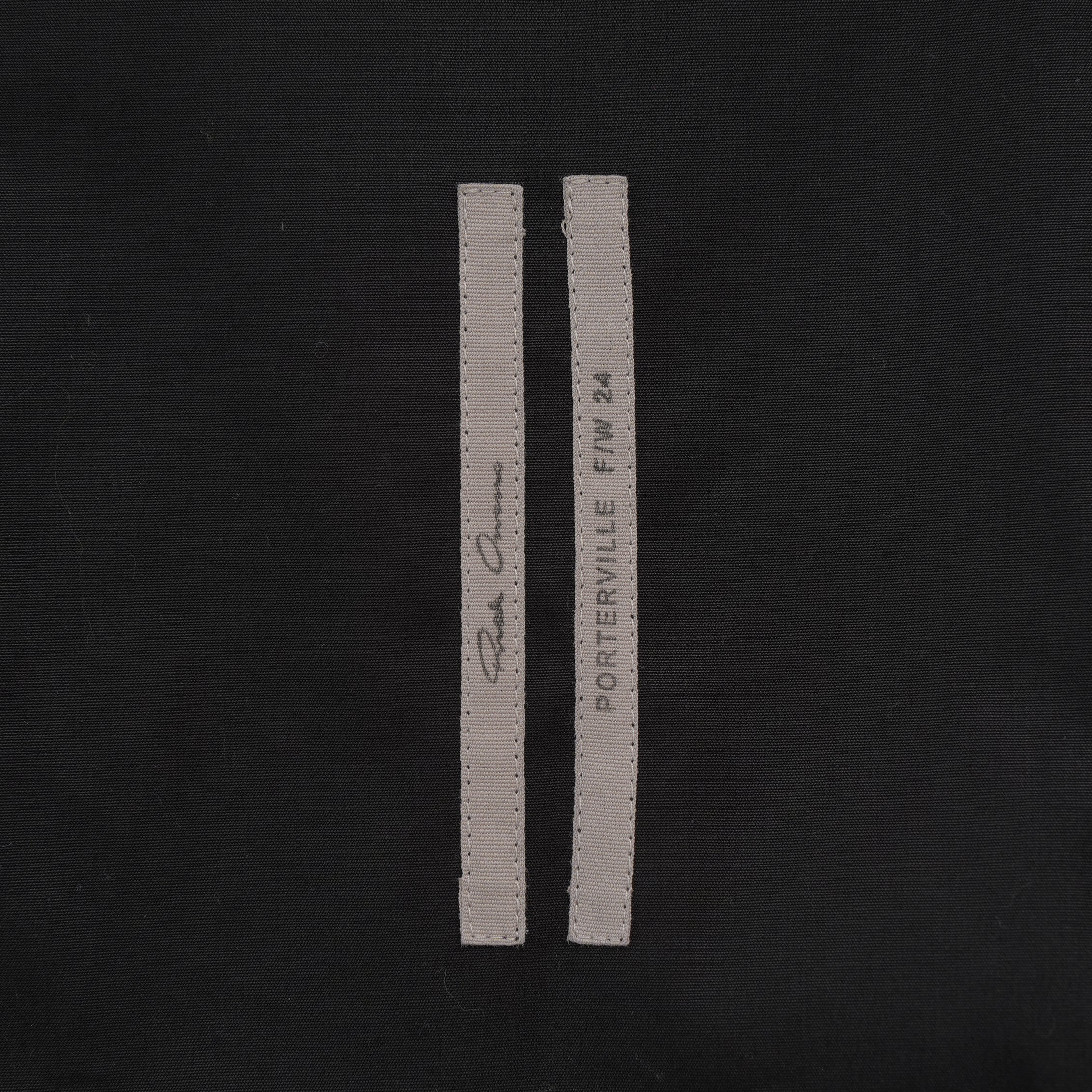 Rick Owens リックオウエンス / 美品 24AW Porterville Leather Cargo Vest レザーカーゴベスト / RU02D6767-LBA / size 48 (BLACK)