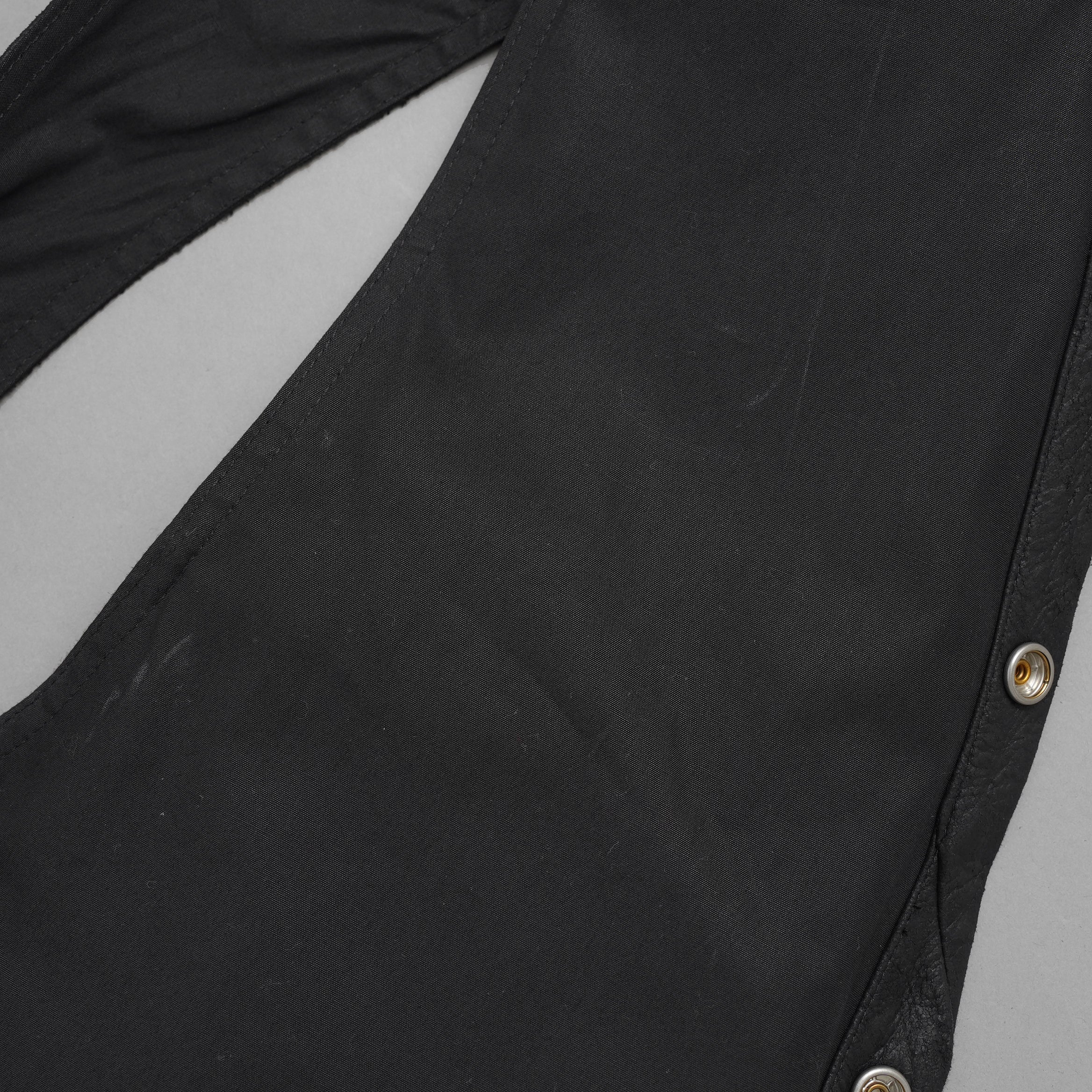 Rick Owens リックオウエンス / 美品 24AW Porterville Leather Cargo Vest レザーカーゴベスト / RU02D6767-LBA / size 48 (BLACK)