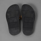 FENDACE フェンダーチェ FENDI×VERSACE コラボ / 22SS ロゴ スライドサンダル / シャワーサンダル /8X8324 / size 36 (23cm) BLACK