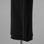 希少 incarnation インカネーション / 美品 24SS F.TERRY High neck L/S Cut Sewn フレンチテリー ハイネック ジップ 長袖Tシャツ / size S (BLACK) 123028-alm