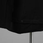 希少 incarnation インカネーション / 美品 24SS F.TERRY High neck L/S Cut Sewn フレンチテリー ハイネック ジップ 長袖Tシャツ / size S (BLACK) 123028-alm