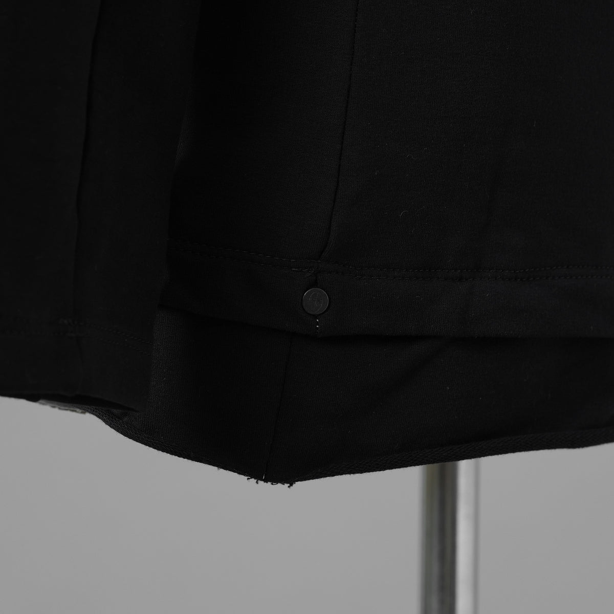 希少 incarnation インカネーション / 美品 24SS F.TERRY High neck L/S Cut Sewn フレンチテリー ハイネック ジップ 長袖Tシャツ / size S (BLACK) 123028-alm