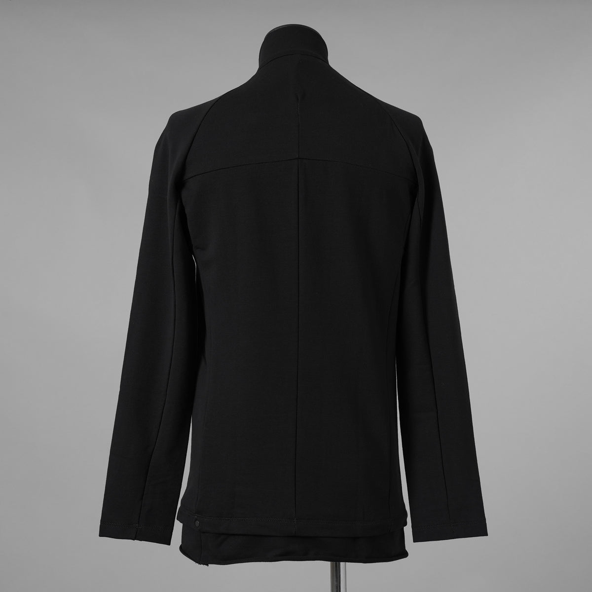 希少 incarnation インカネーション / 美品 24SS F.TERRY High neck L/S Cut Sewn フレンチテリー ハイネック ジップ 長袖Tシャツ / size S (BLACK) 123028-alm