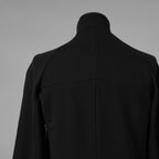 希少 incarnation インカネーション / 美品 24SS F.TERRY High neck L/S Cut Sewn フレンチテリー ハイネック ジップ 長袖Tシャツ / size S (BLACK) 123028-alm