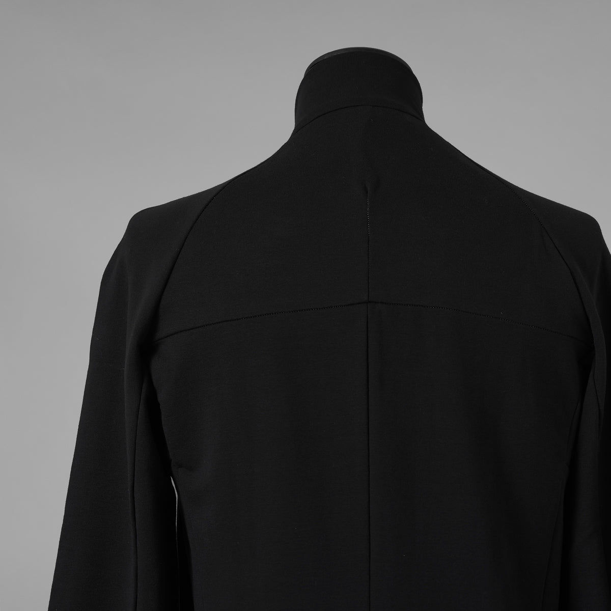 希少 incarnation インカネーション / 美品 24SS F.TERRY High neck L/S Cut Sewn フレンチテリー ハイネック ジップ 長袖Tシャツ / size S (BLACK) 123028-alm