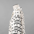 LOUIS VUITTON ルイヴィトン / 美品 22SS LVサマー スターダスト シルク パジャマシャツ / 長袖シャツ / RW222 O33 FNBL38 / size 38 (WHITE) レディース