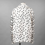 LOUIS VUITTON ルイヴィトン / 美品 22SS LVサマー スターダスト シルク パジャマシャツ / 長袖シャツ / RW222 O33 FNBL38 / size 38 (WHITE) レディース