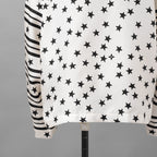 LOUIS VUITTON ルイヴィトン / 美品 22SS LVサマー スターダスト シルク パジャマシャツ / 長袖シャツ / RW222 O33 FNBL38 / size 38 (WHITE) レディース