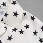 LOUIS VUITTON ルイヴィトン / 美品 22SS LVサマー スターダスト シルク パジャマシャツ / 長袖シャツ / RW222 O33 FNBL38 / size 38 (WHITE) レディース