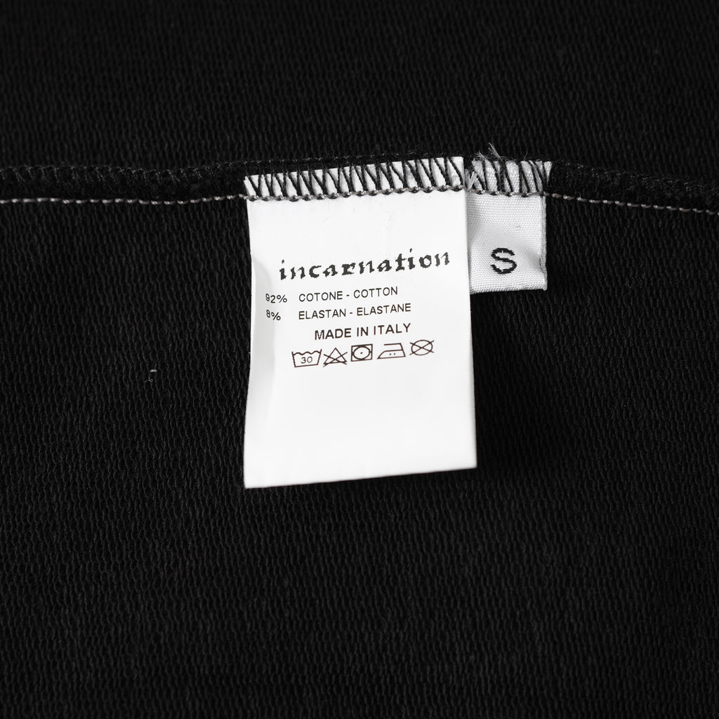 incarnation インカネーション / 美品 24SS F.TERRY Half Sleeve Cut Sewn フレンチテリー 半袖Tシャツ / 32285-3190SS / size S (BLACK) 123025-alm