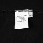 incarnation インカネーション / 美品 24SS F.TERRY Half Sleeve Cut Sewn フレンチテリー 半袖Tシャツ / 32285-3190SS / size S (BLACK) 123025-alm