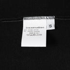 incarnation インカネーション / 美品 24SS F.TERRY Short Sleeve Cut Sewn フレンチテリー 半袖Tシャツ / 85-3510 / size S (BLACK) 123026-alm