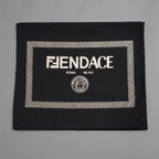 FENDACE フェンダーチェ FENDI×VERSACE コラボ / 美品 22SS ロゴ メッシュ 半袖Tシャツ / FAF649 AKGW / size XS (GOLD)