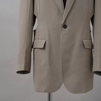 SATORU SASAKI サトル ササキ / 美品 25SS カッティング テーラード ジャケット / FW25M-S2S009-204 / size 46 (GREYGE) 