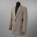 SATORU SASAKI サトル ササキ / 美品 25SS カッティング テーラード ジャケット / FW25M-S2S009-204 / size 46 (GREYGE) 