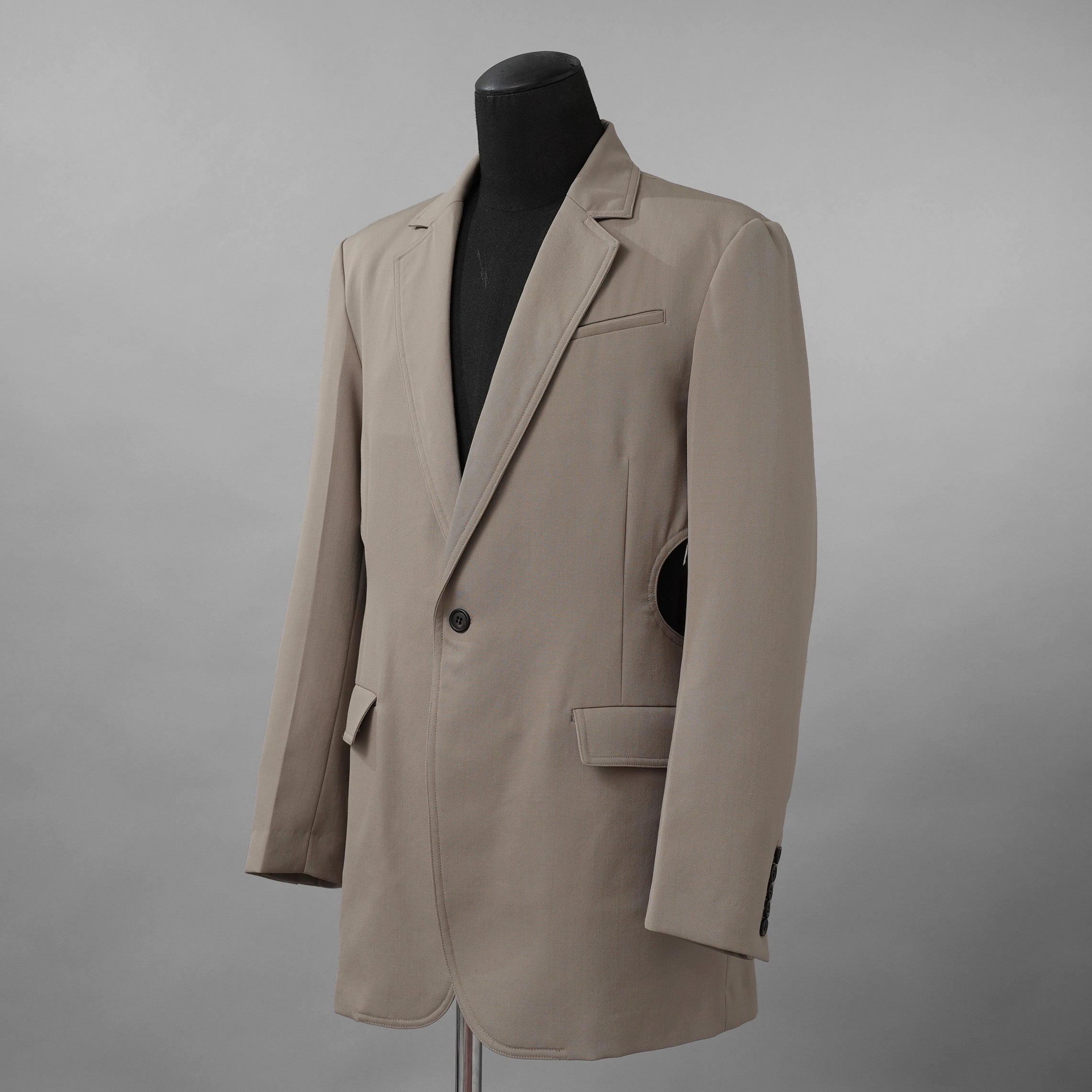 SATORU SASAKI サトル ササキ / 美品 25SS カッティング テーラード ジャケット / FW25M-S2S009-204 / size 46 (GREYGE) 