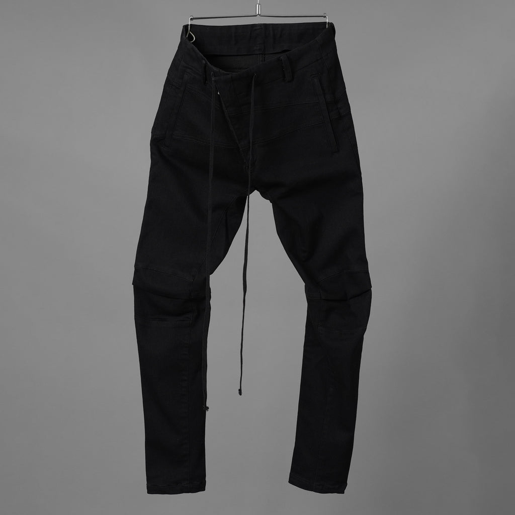 bajra バジュラ / 23SS ストレッチスキニー 立体裁断 イージーデニムパンツ / 152FP03 / size 3 (BLACK) 352109-in-ue