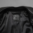 Calvin Klein Studio カルバン クライン スタジオ  / 美品 CK プレミアムライン / ラムレザー ハーフ コート / SP81600320 / size M (BLACK)