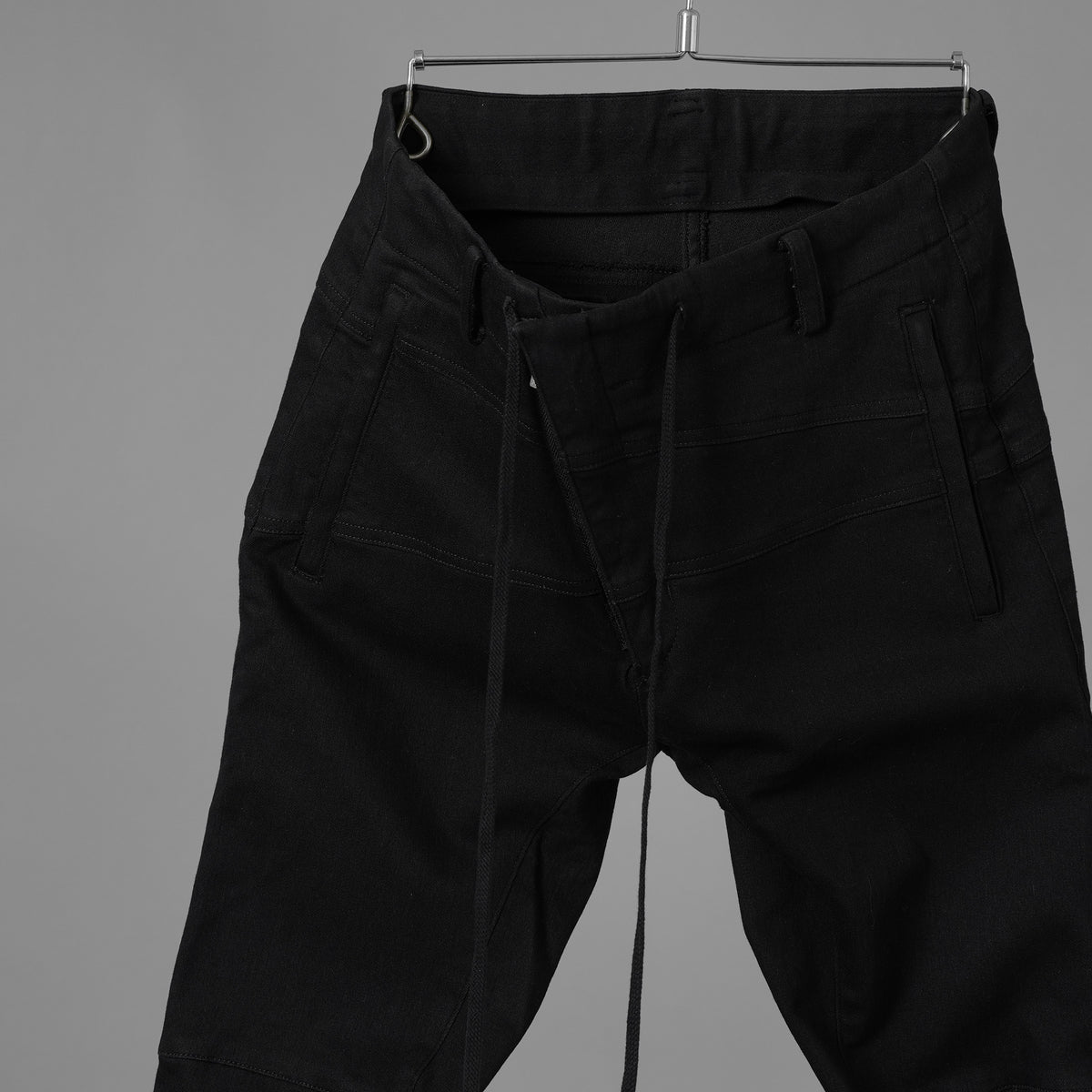 bajra バジュラ / 23SS ストレッチスキニー 立体裁断 イージーデニムパンツ / 152FP03 / size 3 (BLACK) 352109-in-ue