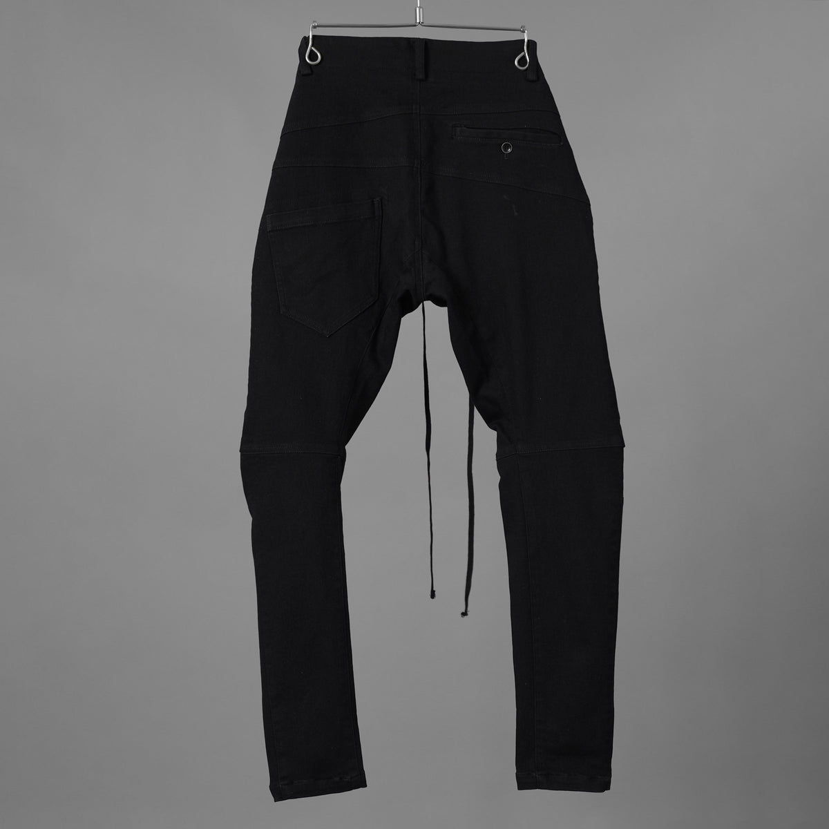 bajra バジュラ / 23SS ストレッチスキニー 立体裁断 イージーデニムパンツ / 152FP03 / size 3 (BLACK) 352109-in-ue