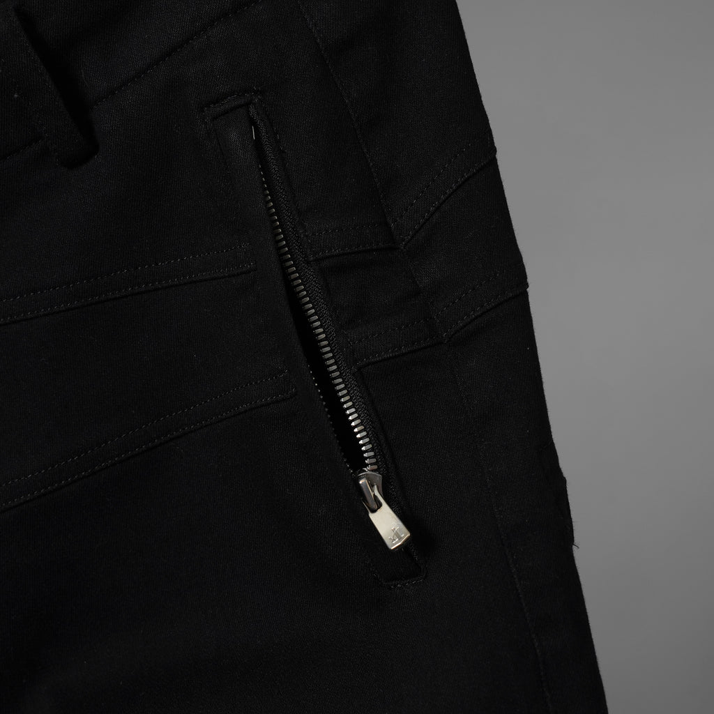 bajra バジュラ / 23SS ストレッチスキニー 立体裁断 イージーデニムパンツ / 152FP03 / size 3 (BLACK) 352109-in-ue
