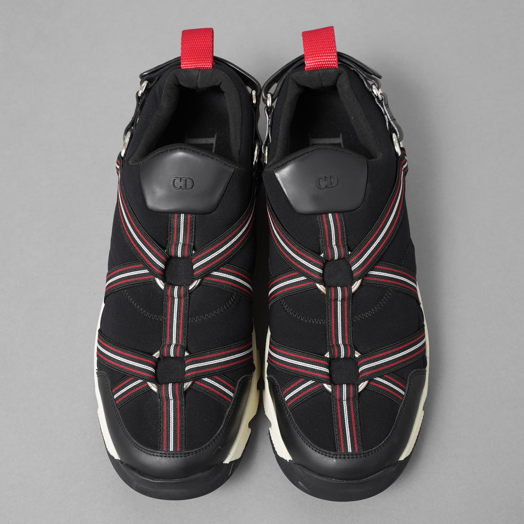 Dior homme ディオールオム / 17SS ネオプレン ハーネス ローカットスニーカー /  17EDC / size 41  (25.5cm) BLACK